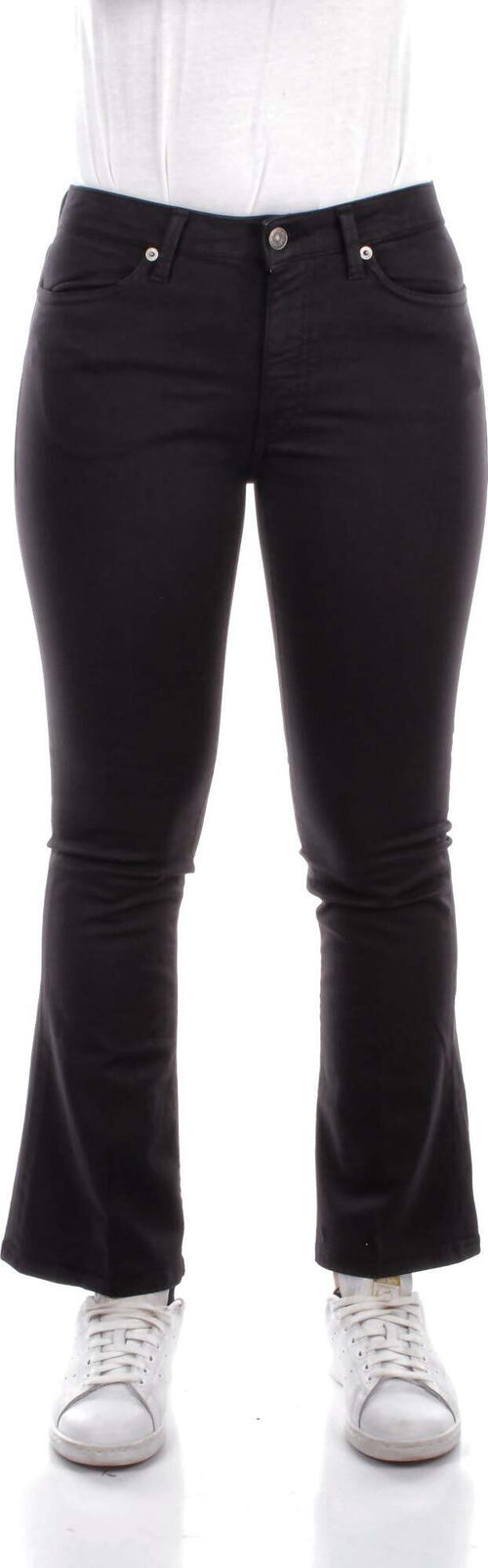 Dondup-Pantaloni-Nero-da-donna