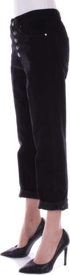 Dondup-Pantaloni-Nero-da-donna