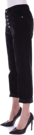 Dondup-Pantaloni-Nero-da-donna