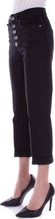 Dondup-Pantaloni-Nero-da-donna