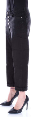 Dondup-Pantaloni-Nero-da-donna
