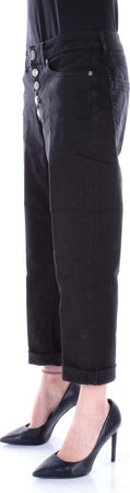 Dondup-Pantaloni-Nero-da-donna
