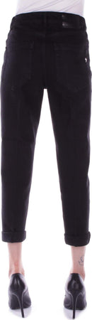 Dondup-Pantaloni-Nero-da-donna