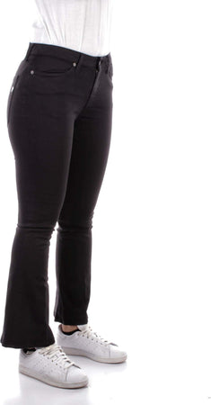 Dondup-Pantaloni-Nero-da-donna