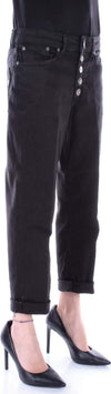 Dondup-Pantaloni-Nero-da-donna