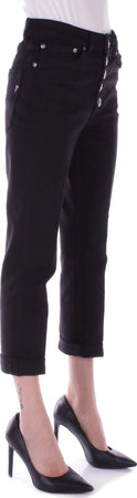 Dondup-Pantaloni-Nero-da-donna