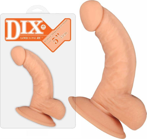 Dong Dildo Realistico con Ventosa e Testicoli Dix Realistic Dong With Scrotum 13 cm Salute e cura della persona/Erotismo e contraccezione/Sex toys/Dildo/Dildo realistici Kondorama - Martinsicuro, Commerciovirtuoso.it