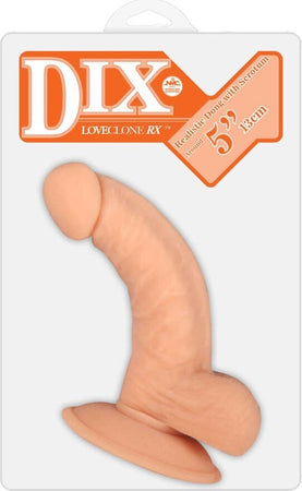 Dong Dildo Realistico con Ventosa e Testicoli Dix Realistic Dong With Scrotum 13 cm Salute e cura della persona/Erotismo e contraccezione/Sex toys/Dildo/Dildo realistici Kondorama - Martinsicuro, Commerciovirtuoso.it