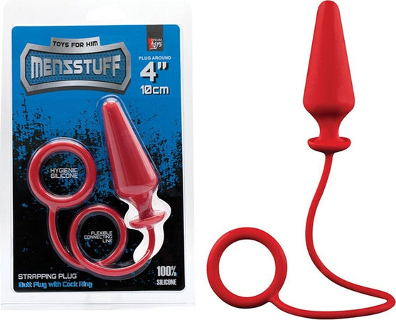 Dong Plug Anale Con Cockring Per Gioco Di Coppia Dong + Cockring Menzstuff 4’’ Single Ring Anal Plug Salute e cura della persona/Erotismo e contraccezione/Sex toys/Sex toys anali/Plug anali Kondorama - Martinsicuro, Commerciovirtuoso.it