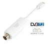 USB Tuner DVB-T2/C BIANCO per Homatics BOX Q / BOX R / BOX R PLUS / BOX R LITE