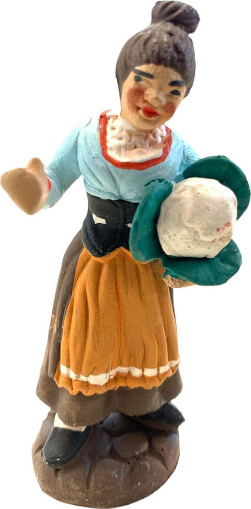Donna con cavolo statuetta in terracotta artigianale per presepe napoletano da h 10 cm Casa e cucina/Decorazioni per interni/Addobbi e decorazioni per ricorrenze/Decorazioni natalizie/Presepi/Statuine e fondali per il presepe MagiediNatale.it - Altamura, Commerciovirtuoso.it