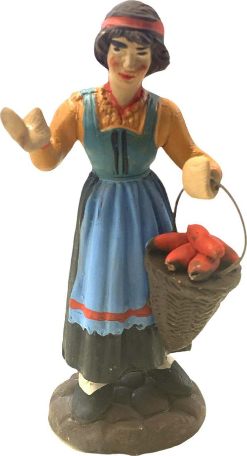 Donna con cestino di mele statuetta in terracotta artigianale per presepe napoletano da h 10 cm Casa e cucina/Decorazioni per interni/Addobbi e decorazioni per ricorrenze/Decorazioni natalizie/Presepi/Statuine e fondali per il presepe MagiediNatale.it - Altamura, Commerciovirtuoso.it