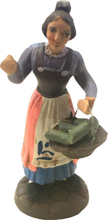 Donna con cesto e verdura statuetta in terracotta artigianale per presepe napoletano da h 7 cm Casa e cucina/Decorazioni per interni/Addobbi e decorazioni per ricorrenze/Decorazioni natalizie/Presepi/Statuine e fondali per il presepe MagiediNatale.it - Altamura, Commerciovirtuoso.it