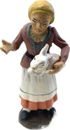 Donna con coniglio statuetta in terracotta artigianale per presepe napoletano da h 10 cm Casa e cucina/Decorazioni per interni/Addobbi e decorazioni per ricorrenze/Decorazioni natalizie/Presepi/Statuine e fondali per il presepe MagiediNatale.it - Altamura, Commerciovirtuoso.it