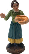 Donna con pane statuetta in terracotta artigianale per presepe napoletano da h 7 cm Casa e cucina/Decorazioni per interni/Addobbi e decorazioni per ricorrenze/Decorazioni natalizie/Presepi/Statuine e fondali per il presepe MagiediNatale.it - Altamura, Commerciovirtuoso.it