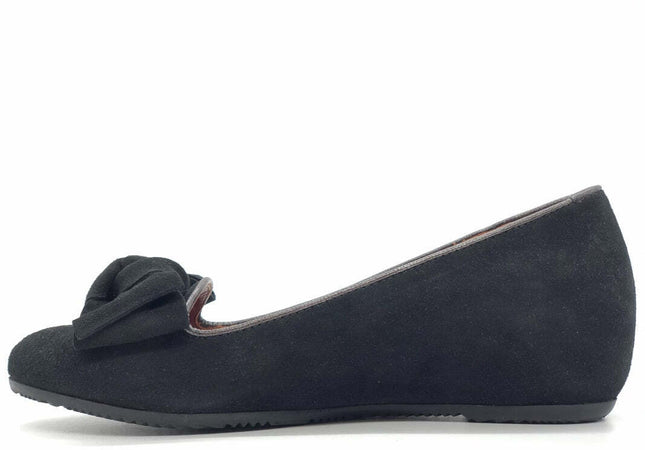 DONNA SOFT Ballerina donna con zeppa nera