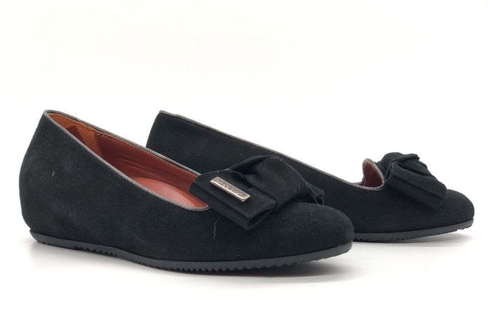 DONNA SOFT Ballerina donna con zeppa nera