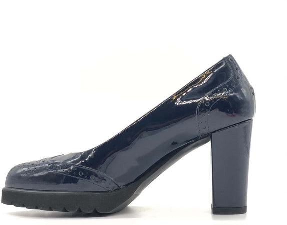 DONNA SOFT Décolleté 6057 vernice blu