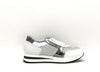DONNA SOFT Sneaker donna in pelle MOT035 white grey