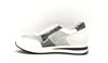 DONNA SOFT Sneaker donna in pelle MOT035 white grey