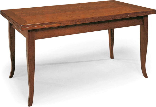 DONNY---tavolo-da-pranzo-allungabile-in-legno-massello-80x120/160/200-Tinta-noce-Milani-Home