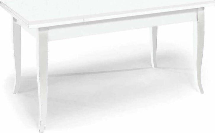 DONNY---tavolo-da-pranzo-allungabile-in-legno-massello-80x80/115/150-Bianco-Milani-Home
