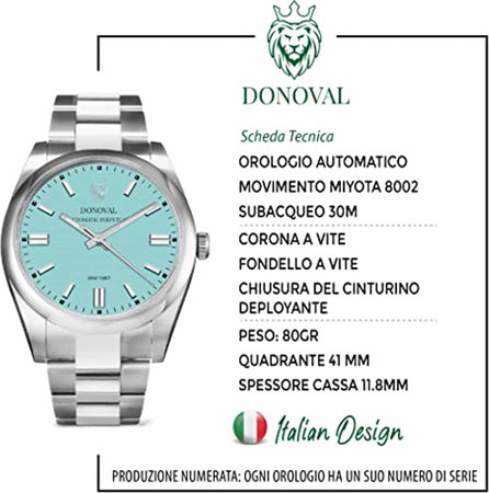 Donoval orologio Automatic Perpetual DL0001 Moda/Donna/Orologi/Orologi da polso Dupers Club - Campo di Giove, Commerciovirtuoso.it