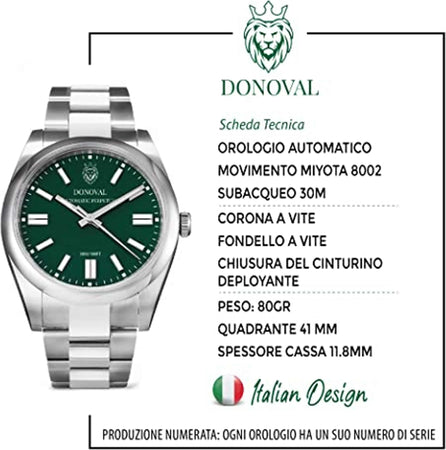 Donoval orologio Automatic Perpetual DL0002 Moda/Uomo/Orologi/Orologi da polso Dupers Club - Campo di Giove, Commerciovirtuoso.it