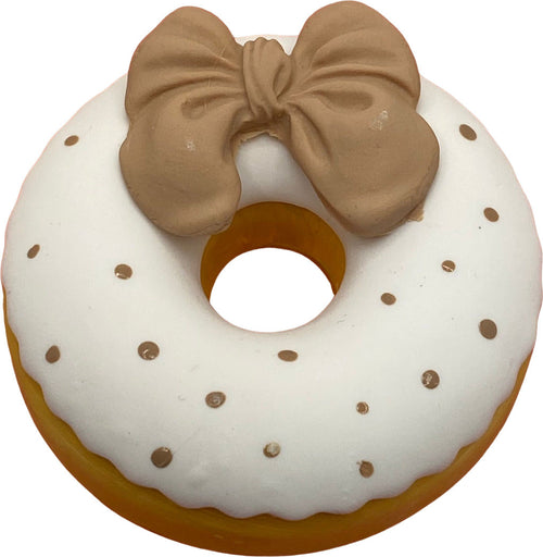 Donuts decorativo finto da esposizione decoro fiocco beige e pois Casa e cucina/Teglie da forno e accessori per pasticceria/Accessori e utensili per pasticceria/Utensili decorativi/Torte e dolci finti Led Mall Home - Napoli, Commerciovirtuoso.it