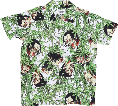 DOOMSDAY-Camicia-Manica-Corta-Uomo-Bamboo-Shirt-White-All-Over-Print-da-uomo
