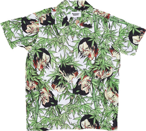 DOOMSDAY-Camicia-Manica-Corta-Uomo-Bamboo-Shirt-White-All-Over-Print-da-uomo