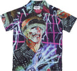 DOOMSDAY-Camicia-Manica-Corta-Uomo-Death-Glove-Shirt-All-Over-Print-da-uomo