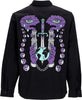 DOOMSDAY-Camicia-Manica-Lunga-Uomo-Art-Of-Seeing-Flannel-Shirt-Black-da-uomo