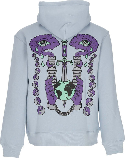 DOOMSDAY-Felpa-Cappuccio-Uomo-Art-Of-Seeing-Hoodie-Dusty-Blue-da-uomo