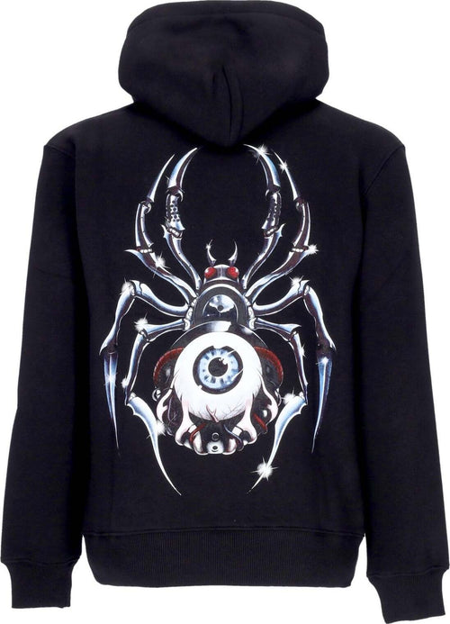 DOOMSDAY-Felpa-Cappuccio-Uomo-Biospider-Hoodie-Black-da-uomo