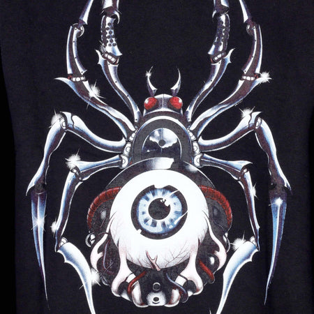 DOOMSDAY-Felpa-Cappuccio-Uomo-Biospider-Hoodie-Black-da-uomo