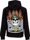DOOMSDAY-Felpa-Cappuccio-Uomo-Mental-Cage-Hoodie-Black-da-uomo