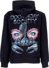 DOOMSDAY-Felpa-Cappuccio-Uomo-Mind-Control-Hoodie-Black-da-uomo