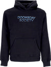 DOOMSDAY-Felpa-Cappuccio-Uomo-Mind-Control-Hoodie-Black-da-uomo