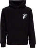 DOOMSDAY-Felpa-Cappuccio-Uomo-No-More-Space-Embroidered-Hoodie-Black-da-uomo