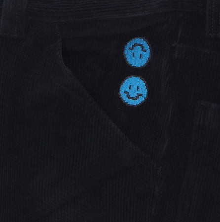 DOOMSDAY-Pantalone-Lungo-Uomo-Dos-Corduroy-Pant-Black-da-uomo