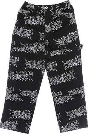DOOMSDAY-Pantalone-Lungo-Uomo-Graffpunk-Canvas-Pant-Black-da-uomo