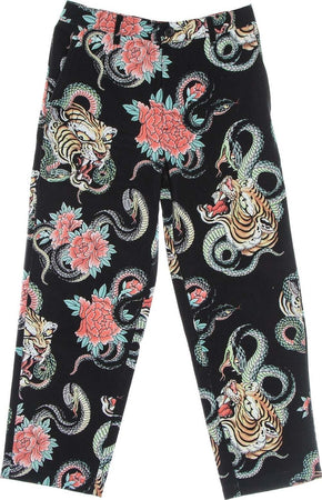 DOOMSDAY-Pantalone-Lungo-Uomo-Tigersnake-Canvas-Chino-Pant-Multi-da-uomo