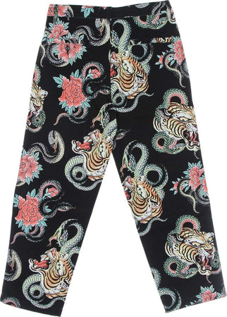 DOOMSDAY-Pantalone-Lungo-Uomo-Tigersnake-Canvas-Chino-Pant-Multi-da-uomo