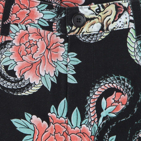 DOOMSDAY-Pantalone-Lungo-Uomo-Tigersnake-Canvas-Chino-Pant-Multi-da-uomo