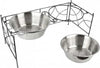 Doppia Ciotola Per Cani Cane In Acciaio Con Supporto Rialzato 53 X 22 Cm Prodotti per animali domestici/Cani/Ciotole e distributori/Ciotole rialzate Trade Shop italia - Napoli, Commerciovirtuoso.it