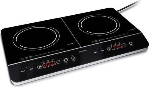 Doppia-Piastra-A-Induzione-3500w-Fornello-Elettrico-Con-Display-Digitale-E-Timer