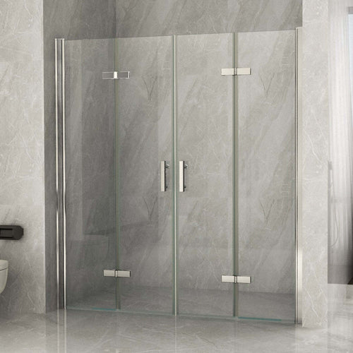 Doppia Porta Doccia a Libro Trasparente 8mm H195 Flex Fai da te/Attrezzature per cucine e bagni/Attrezzature per bagni/Docce e componenti doccia/Box doccia StileBagno - Roma, Commerciovirtuoso.it