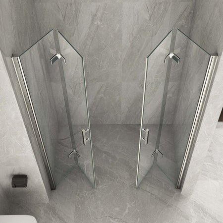 Doppia Porta Doccia a Libro Trasparente 8mm H195 Flex Fai da te/Attrezzature per cucine e bagni/Attrezzature per bagni/Docce e componenti doccia/Box doccia StileBagno - Roma, Commerciovirtuoso.it
