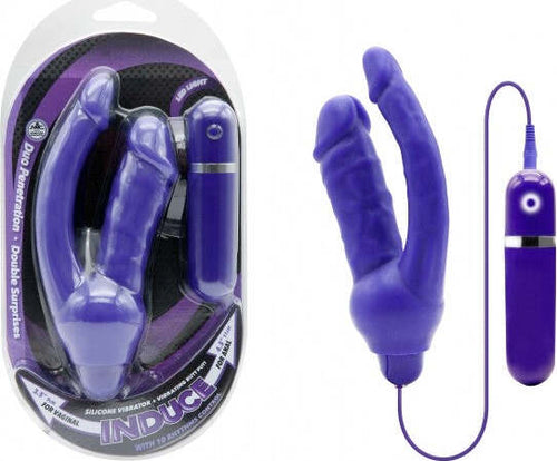 Doppio Dildo Vibrante con Telecomando 10 Funzioni Doppia penetrazione Induce Purple Double Vibrator Purple Salute e cura della persona/Erotismo e contraccezione/Sex toys/Vibratori/Vibratori anali e per perineo Kondorama - Martinsicuro, Commerciovirtuoso.it